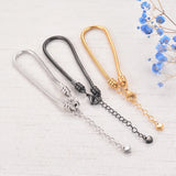 Stainless Steel Snake Chain Bracelet DIY Charms Bead Jewelry Making