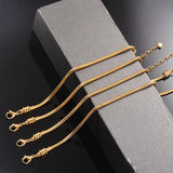 Stainless Steel Snake Chain Bracelet DIY Charms Bead Jewelry Making