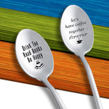 Stainless Steel Spoon Sturdy But First Coffee Soup Tea Spoon