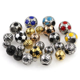 Stainless Steel Sport Bead Charm for Bracelet Necklace DIY Jewelry