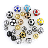 Stainless Steel Sport Bead Charm for Bracelet Necklace DIY Jewelry