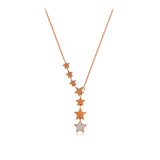 Stainless Steel Stars Choker Necklace Women Temperament Jewelry