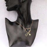 Stainless Steel Stethoscope Necklace 18K Name Necklace
