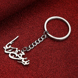 Syria Syrians in Arabic Keychain Necklace Stainless Steel