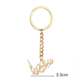 Syria Arabic Keychain Necklace Stainless Steel