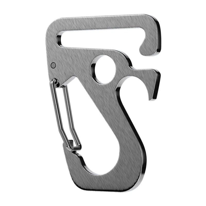 Stainless Steel Tactical Belt Mountaineering Buckle Key Chain