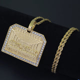 Stainless Steel Last Supper Pendant Necklace Hip Hop Jewelry