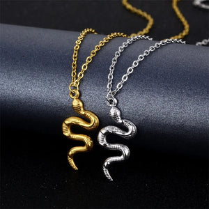 Stainless Steel Thin Snake Chain Necklace for Collar Silver Pendant
