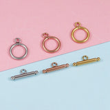 Stainless Steel Toggle Clasps for Jewelry Findings, 20pcs