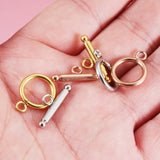 Stainless Steel Toggle Clasps for Jewelry Findings, 20pcs