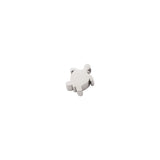 Stainless Steel Tortoise Bead Charms For Jewelry Making 1.8mm Hole