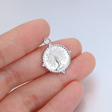 Stainless Steel Tree Of Life Charm Pendant Gold/Silver Tree Of Life Charms 10pcs