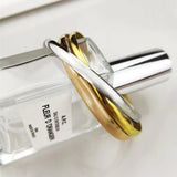 Tri-Color Bangle Bracelets Set - Women's Party Accessories
