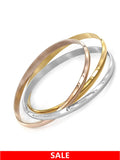 Tri-Color Bangle Bracelets Set - Women's Party Accessories
