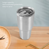 Stainless Steel Tumbler Cup with Lid Straw 30 Double Wall Vacuum Flask