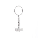 Turkiye Map Flag Women Silver Jewelry Turkey Keychain