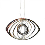 Stainless Steel Evil Eye Wind Spinner Chime Pendant Home Decor