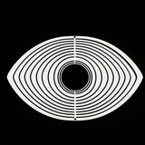 Stainless Steel Evil Eye Wind Spinner Chime Pendant Home Decor