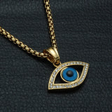 Stainless Steel San Benito Pendant Necklace Iced Out Rhinestone Choker