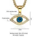 Stainless Steel San Benito Pendant Necklace Iced Out Rhinestone Choker
