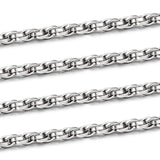 8mm Stainless Steel Twist Chains Bulk for DIY Jewelry Making