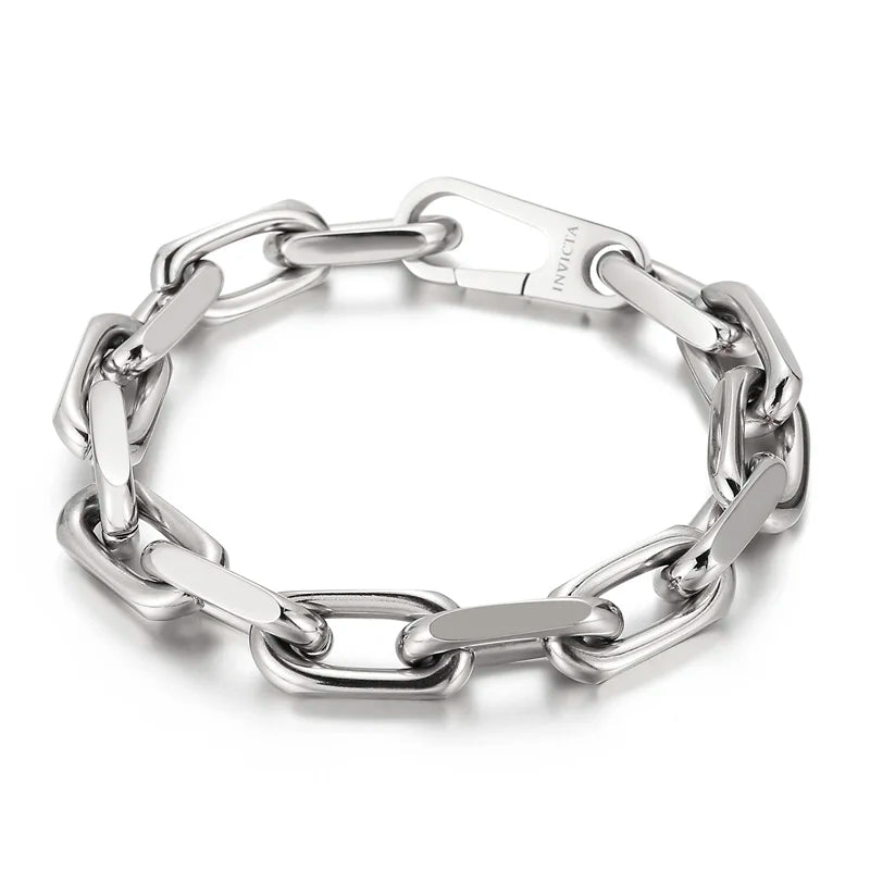 Stainless Steel Unisex Bracelet Bangle Thick Rectangle Bracelets 10mm