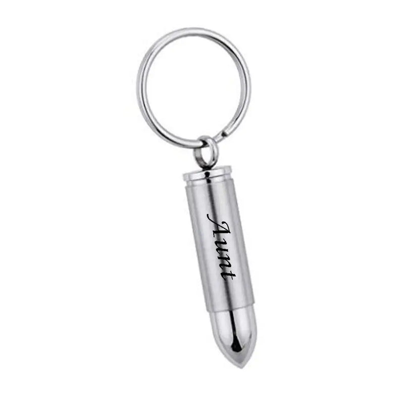 Stainless Steel Cremation Pendant Keychain for Ashes