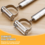 Double-Head Veg Peeler with Stainless Steel Blades