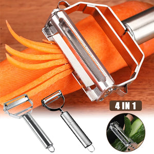 Double-Head Veg Peeler with Stainless Steel Blades