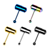 Stainless Steel Vibrating Tongue Ring Piercing