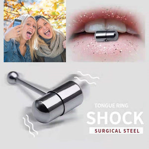 Stainless Steel Vibrating Tongue Ring Body Jewelry
