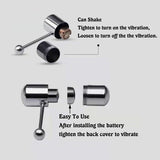 Stainless Steel Vibrating Tongue Ring Body Jewelry
