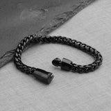Stainless Steel Chain Link Men Bracelet Punk Rock Male Hand Jewelry Gift