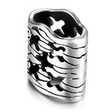 Vintage Hollow X Hole Slide Charms 12x6mm