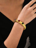 Waterproof Cubic Zirconia Bracelet 10MM/12MM Wide