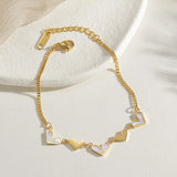 Waterproof Heart Charm Bracelet for Women
