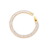 Stainless Steel Cubic Zirconia Bracelet Bling Jewelry for Women