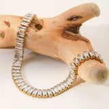 Stainless Steel Cubic Zirconia Bracelet Bling Jewelry for Women