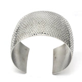 Leopard Engraved Stainless Steel Cuff Bangle Bracelet Women's Jewelry
