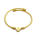 Heart-shaped Stainless Steel Wire Bracelet