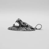 Stainless Steel Wolf Head Pendant Hipster Men's Retro Punk Necklace