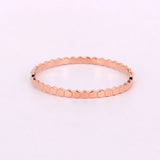 Stainless Steel Women Bangle 4mm Rhombic Honeycomb Bracelet