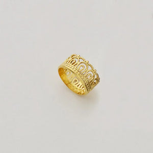 Stainless Steel Women's Waterproof Crown Rings