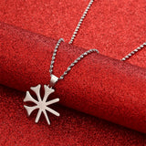 Stainless Steel Yezidi Lalish Pendant Necklaces Yazidis Symbol Jewelry