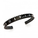 Stainless Steel Cuff Bracelet Beach Sport Casual Biker Running Climb Bangle