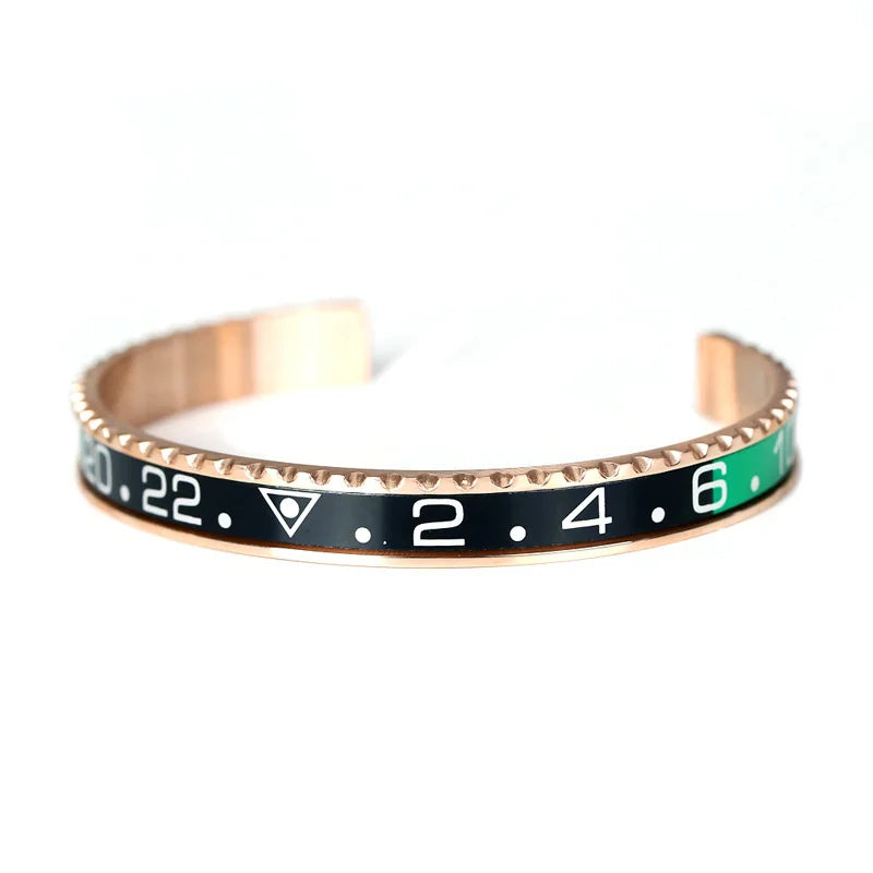 Stainless Steel Beach Sport Casual Cuff Bracelet Bangle SG03