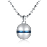 Stainless Titanium 'Love Forever' Perfume Bottle Locket Necklace