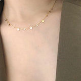 18k Sequin Coin Tassel Choker Necklace Moon Star Collares Jewelry