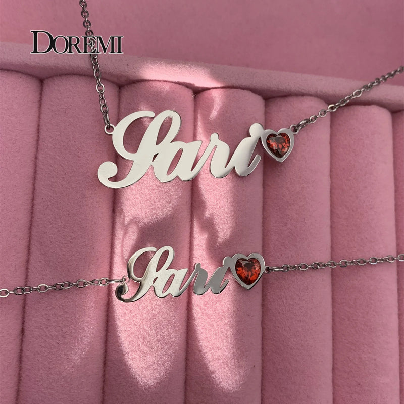 Customized Heart Necklace for Women