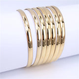 Stainless Steel 6mm 7pcs Bangle Set for Kids LH687